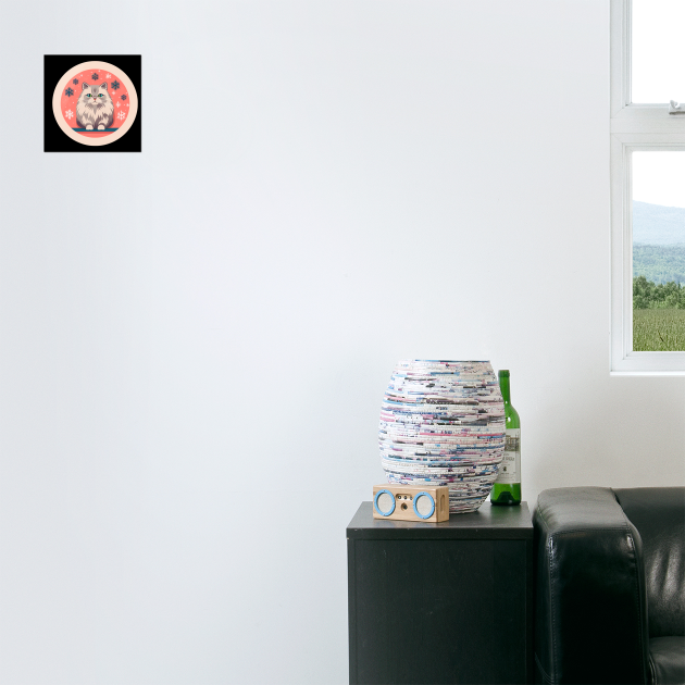 Siberian Cat Xmas Ornament, Love Cats by logiamerch